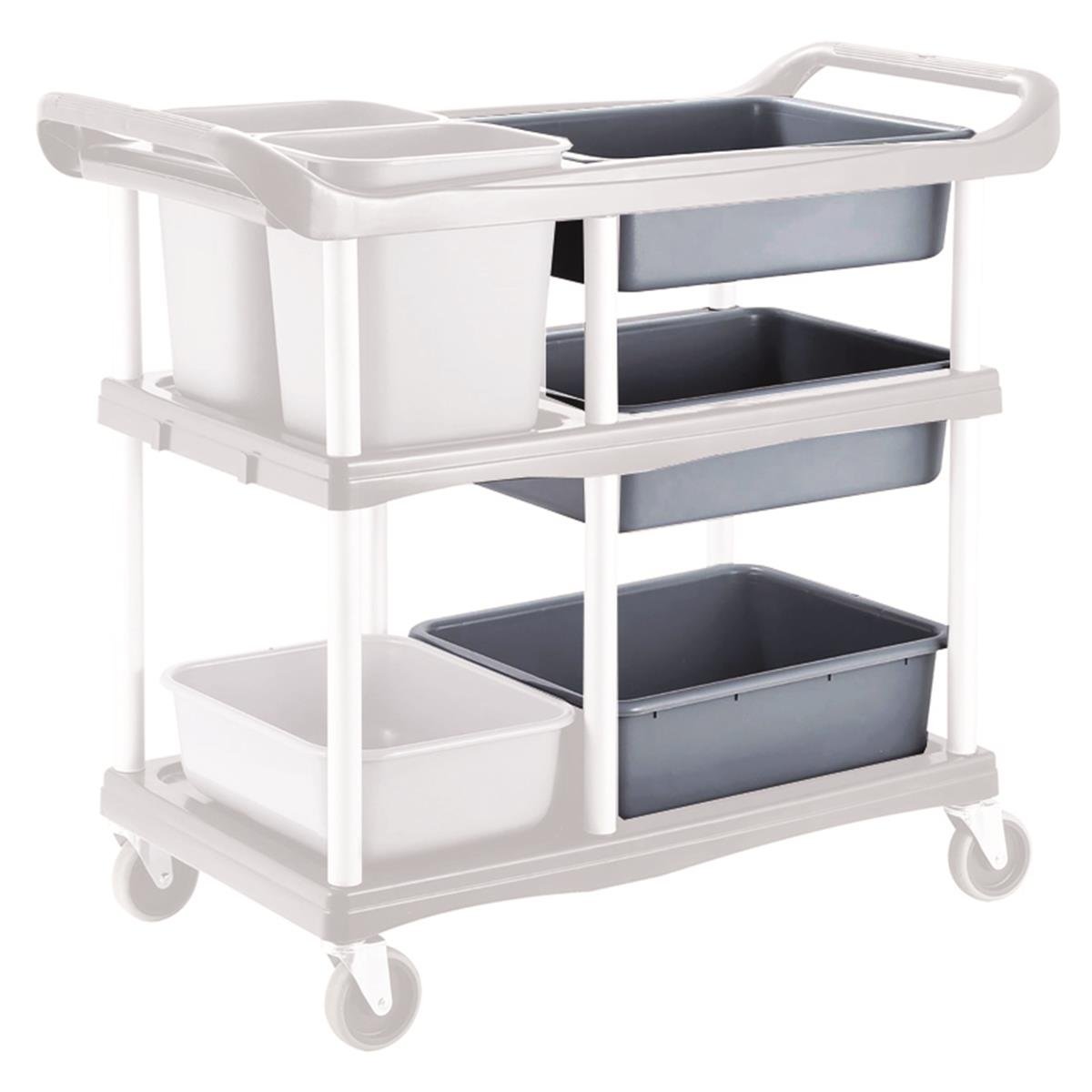 Biradlı Brd-51-01A Servis Arabası Yedek Kovası-Büyük 38x53x16 CmBiradlıBR.BRD-51-01A