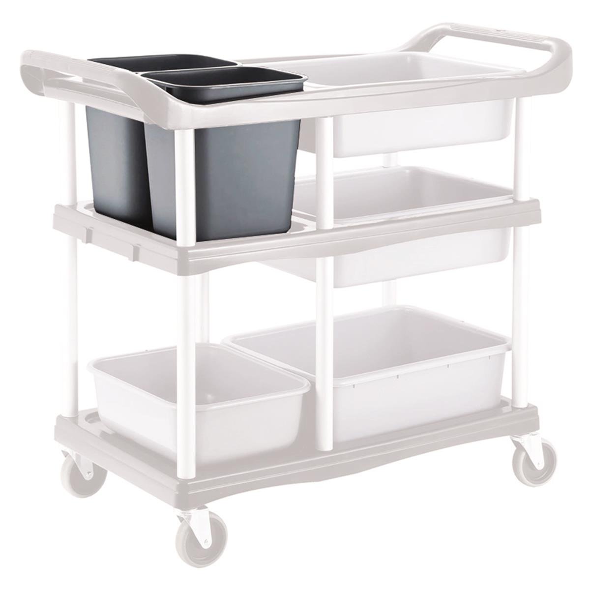 Biradlı Brd-51-03C Servis Arabası Yedek Kovası-Derin 29x21x30 Cm BiradlıBR.BRD-51-03C