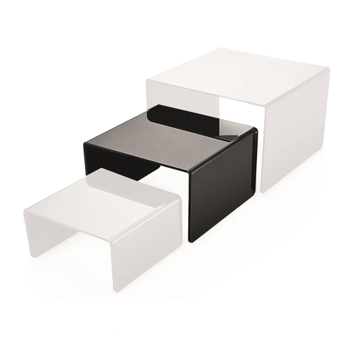 Biradlı Brd-Zg-02 Açık Büfe Pleksi Teşhir Standı 25X25X15 BiradlıBR.BRD-ZG-02