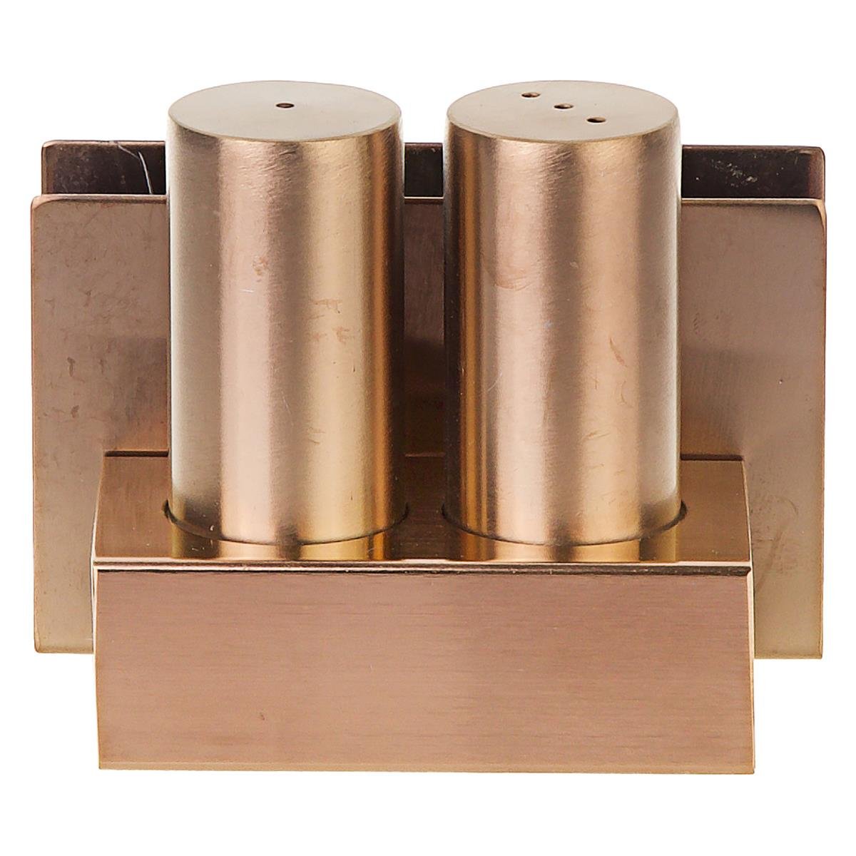 Biradlı Grv-104-P-Bakır Peçetelikli Çelik Tuzluk Takımı BakırBiradlıBR.GRV-104-P-BAKIR