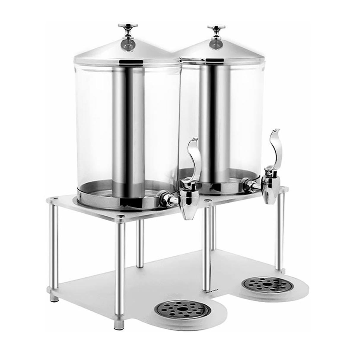 Biradlı Grv-10408 Lüx Meyve Suyu Dispenseri Çiftli 7,5Lx2BiradlıBR.GRV-10408