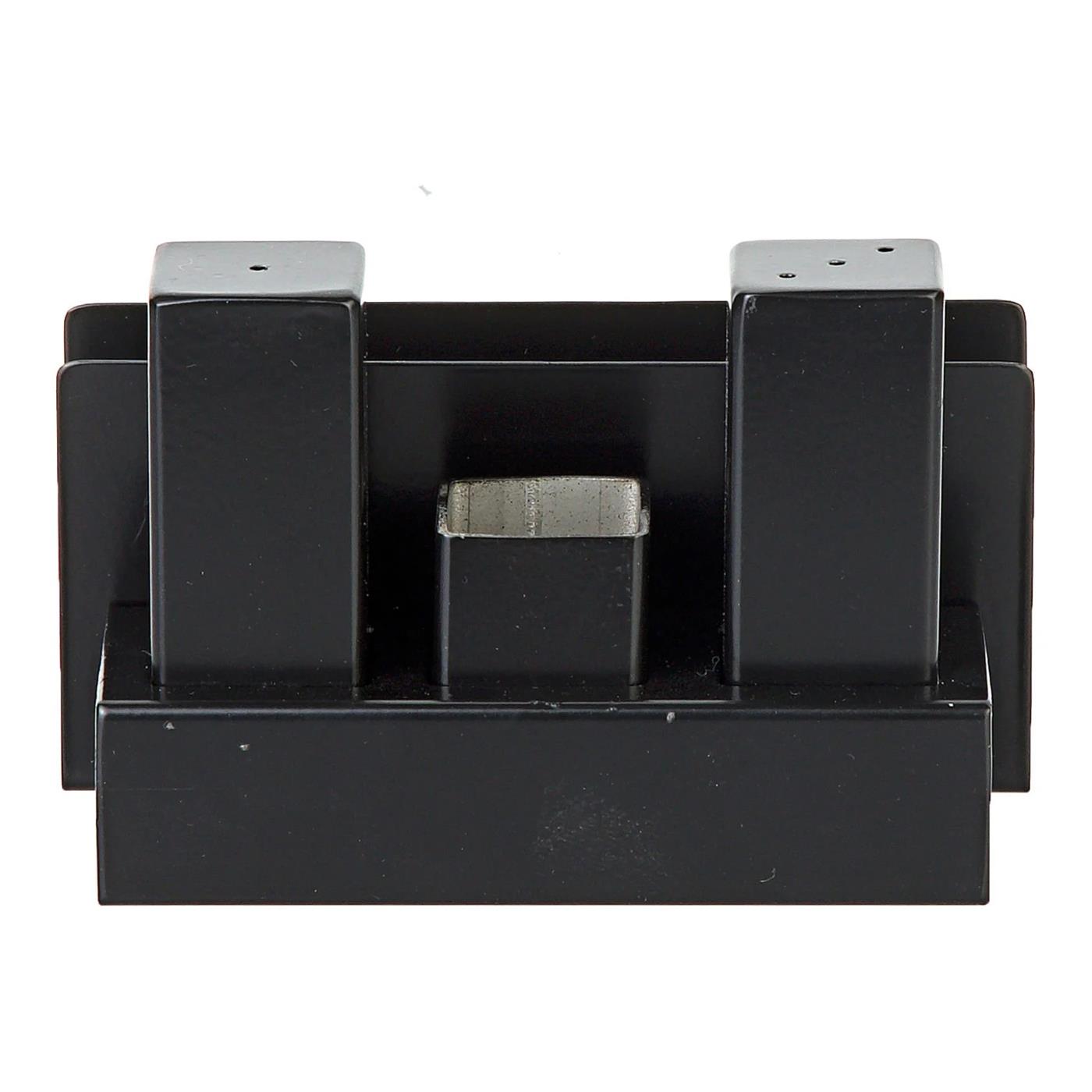 Biradlı Grv-105-P-Siyah Çelik Tuzluk Takımı Siyah BiradlıBR.GRV-105-P-SİYAH