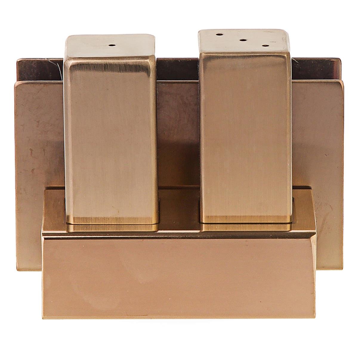 Biradlı Grv-106-P-Bakır Peçetelikli Çelik Tuzluk Takımı BakırBiradlıBR.GRV-106-P-BAKIR