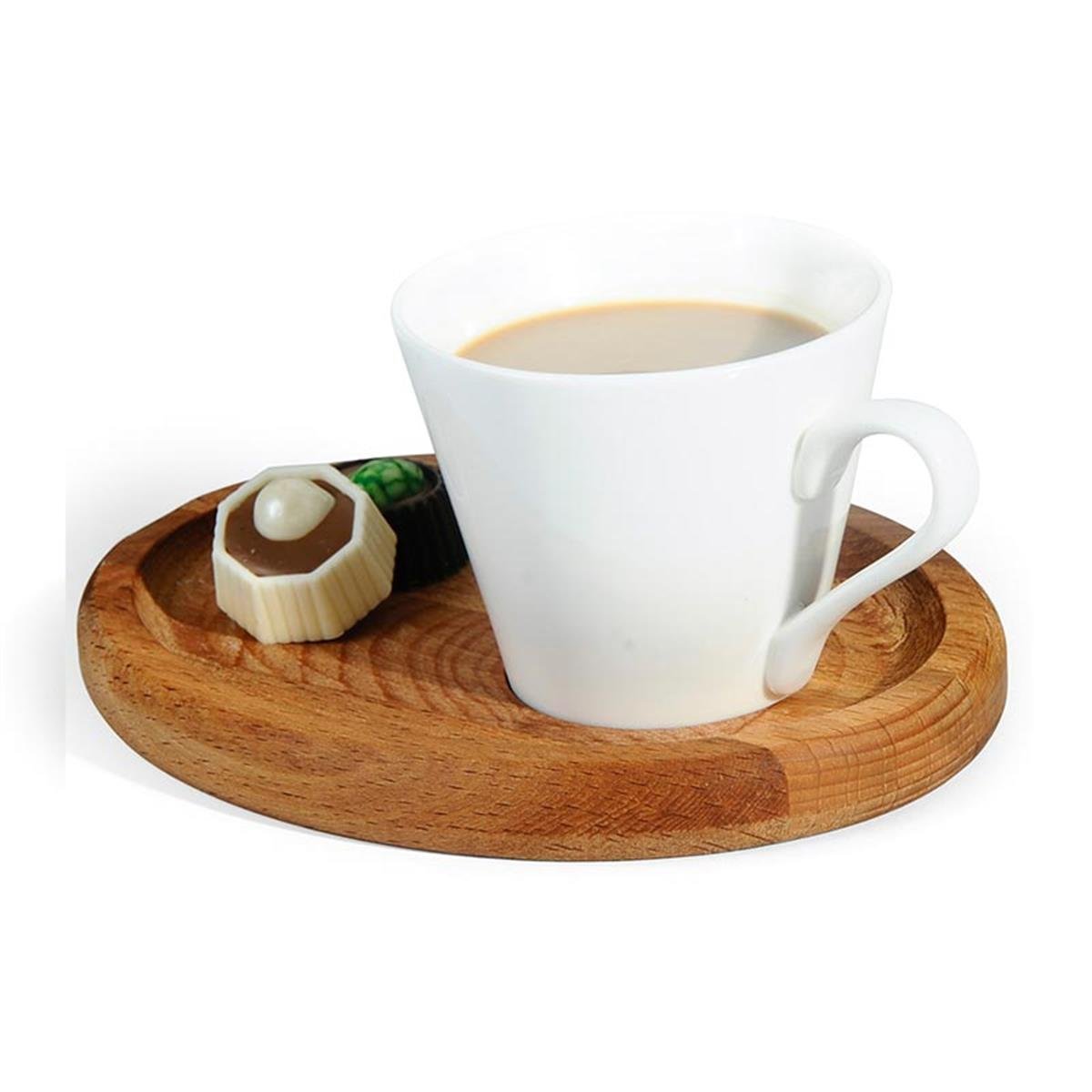 Biradlı Grv-1819 Nescafe Sunum Oval Takım 14*18 Cm BiradlıBR.GRV-1819