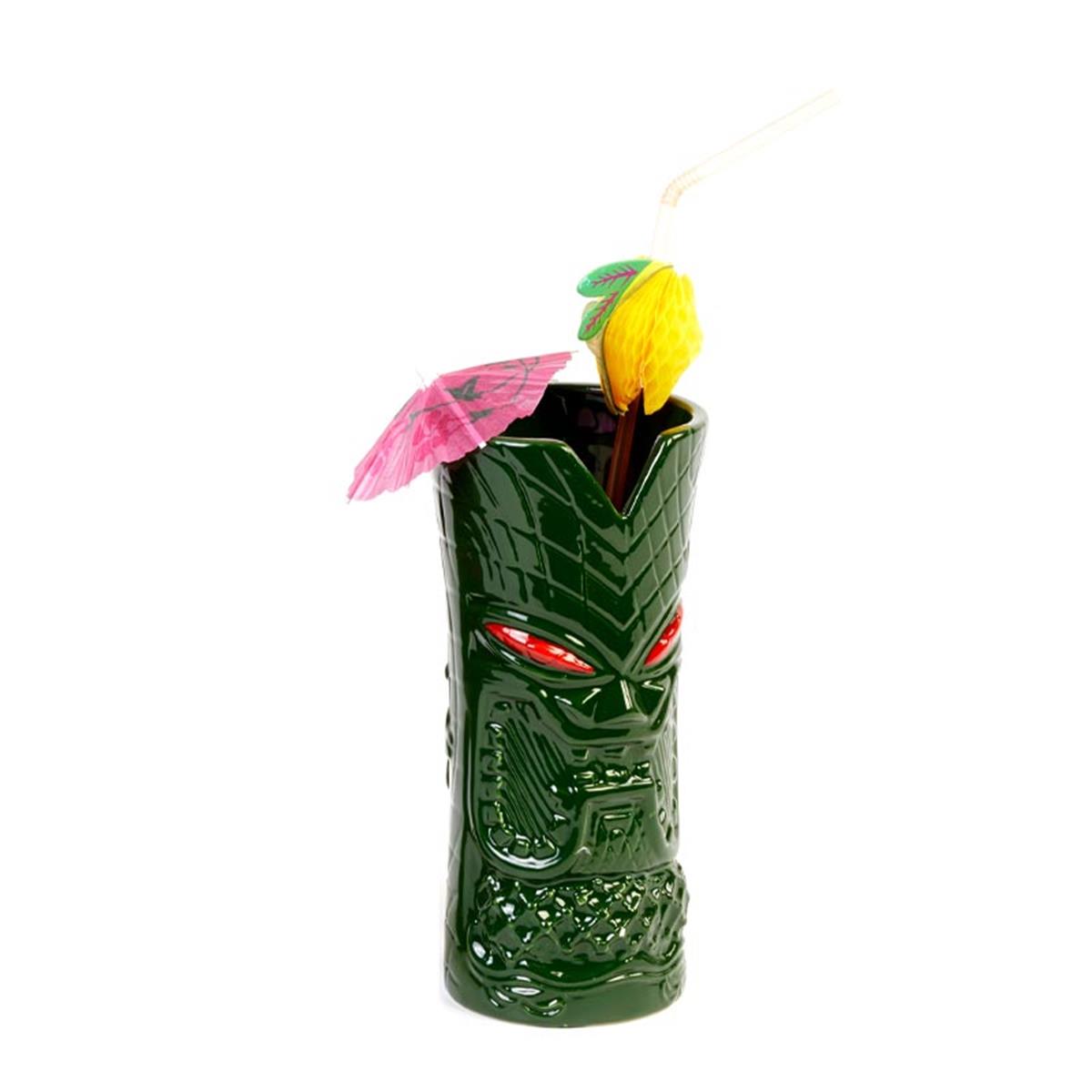 Biradlı Grv-20221 Ceramıc Tiki Mug 8x17,5 cm 350 CcBiradlıBR.GRV-20221