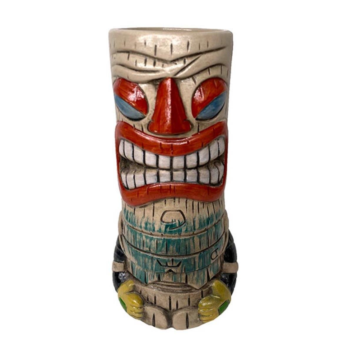 Biradlı Grv-20226 Ceramıc Tiki Mug 7.3x19.5 cm 380 CcBiradlıBR.GRV-20226