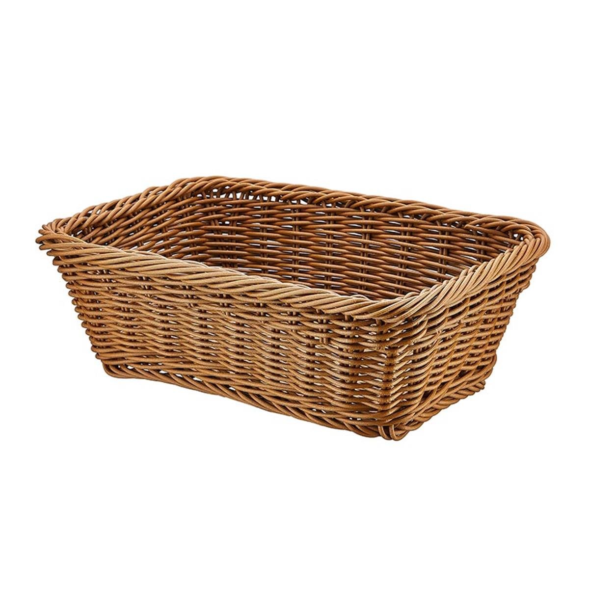 Biradlı Grv-2456 Plastik Dikdörtgen Sepet 22X16X7 BiradlıBR.GRV-2456