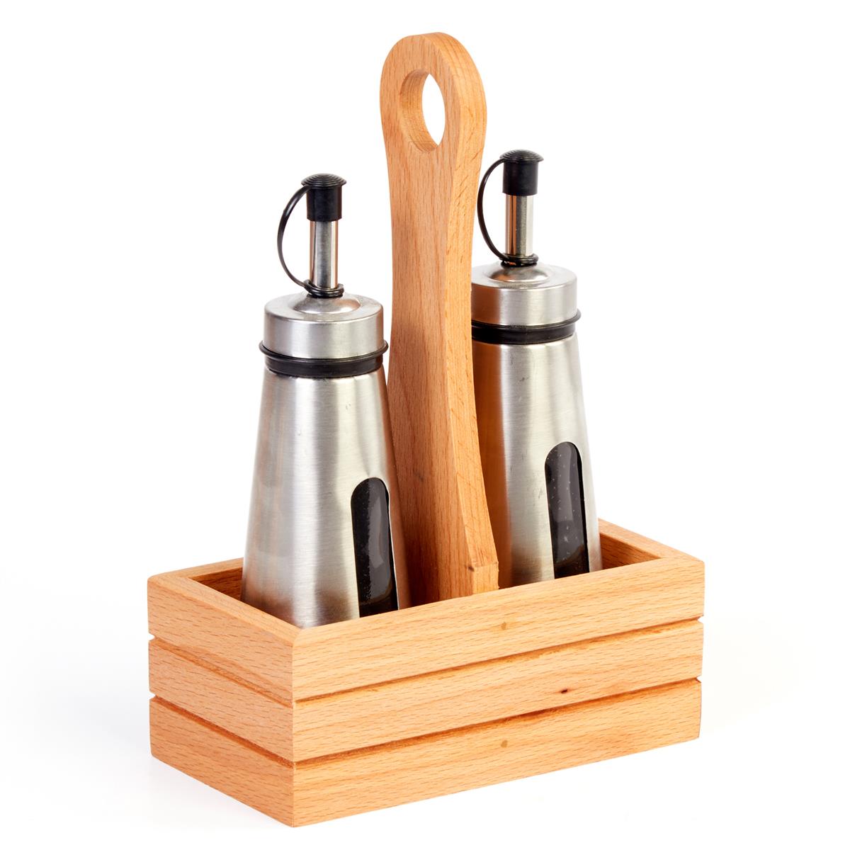 Biradlı Grv-289 2 Li Piramit Yağlık 150Cc Ahşap StandlıBiradlıBR.GRV-289