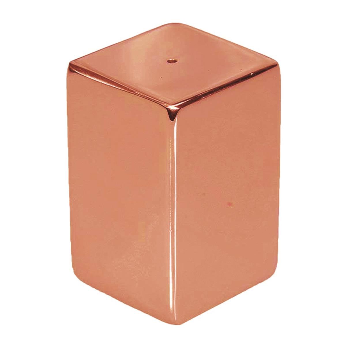 Biradlı Grv-296-Bakır Groovy Kare Bodur Tuzluk Çap 4x4x6 Cm SiyahBiradlıBR.GRV-296-BAKIR