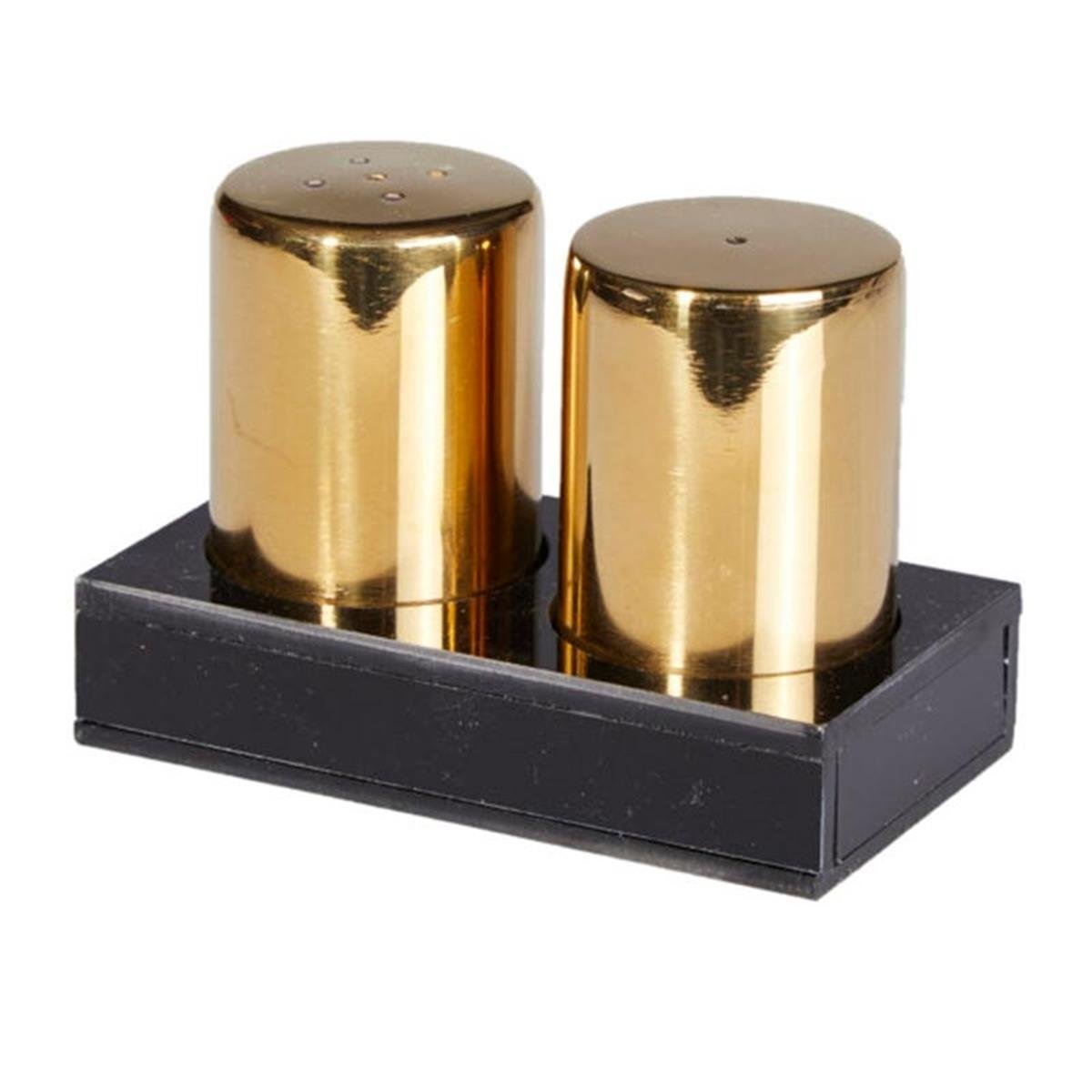 Biradlı Grv-320-Altın Maki Bodur Yuvarlak 2 Li Tuzluk SetiBiradlıBR.GRV-320-ALTIN