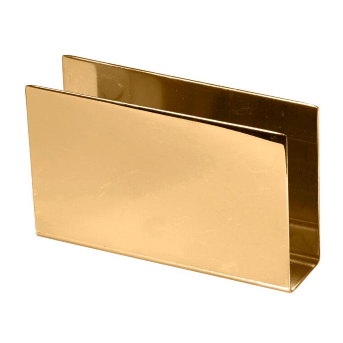 Biradlı Grv-406-Altın Ekonomik Dikdörtgen Peçetelik Altın 11x6,5 Cm BiradlıBR.GRV-406-ALTIN