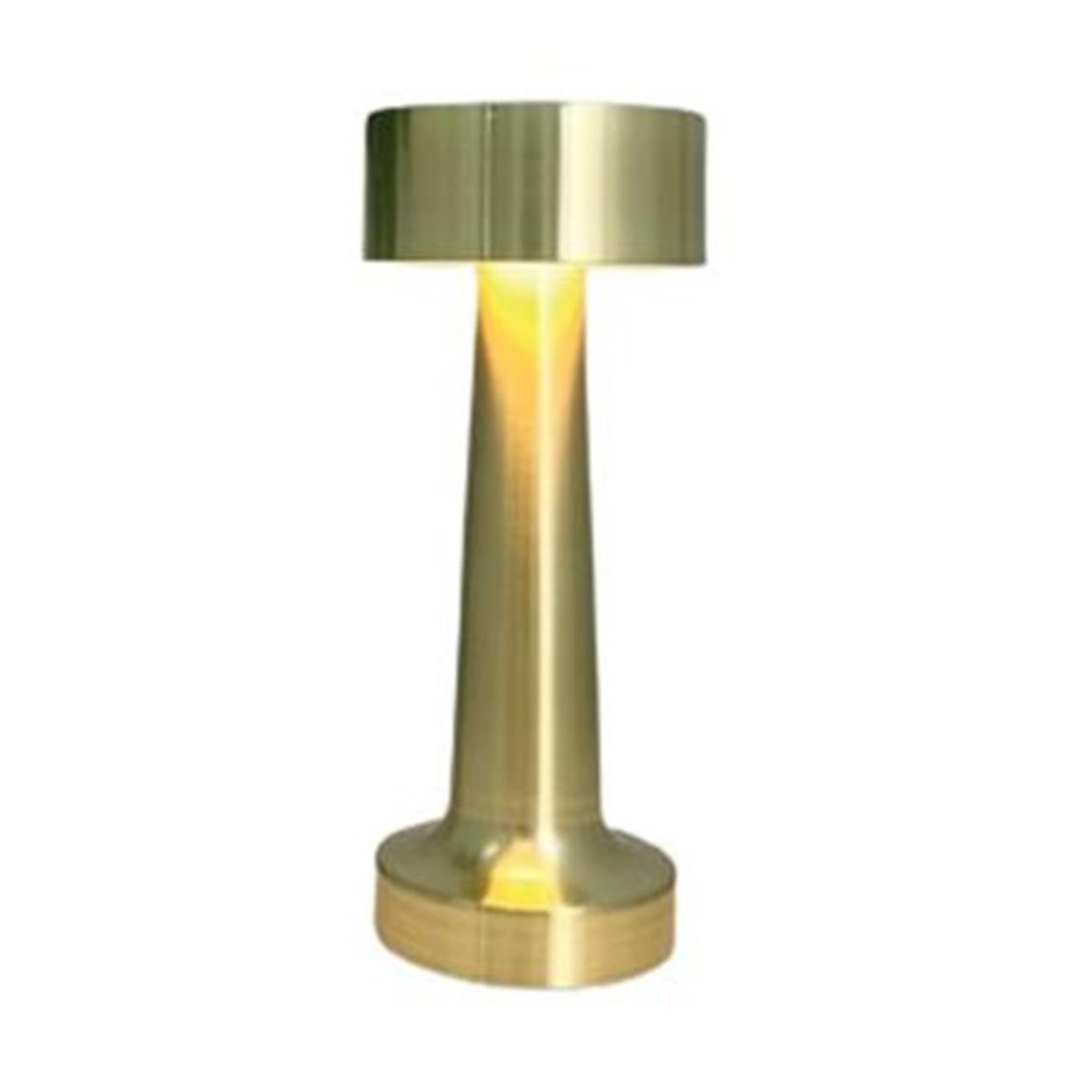 Biradlı Grv-810-Altın Şarj Edilebilir Masa Lambası 9x21 cmBiradlıBR.GRV-810-ALTIN