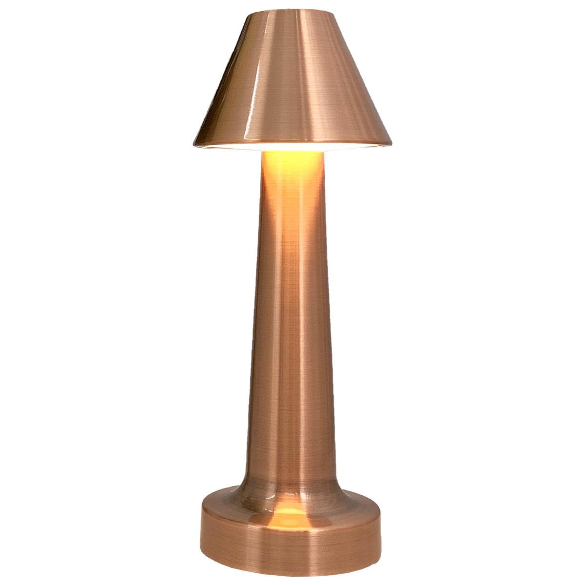 Biradlı Grv-812-Bakır Şarj Edilebilir Masa Lambası 9x22 cmBiradlıBR.GRV-812-BAKIR