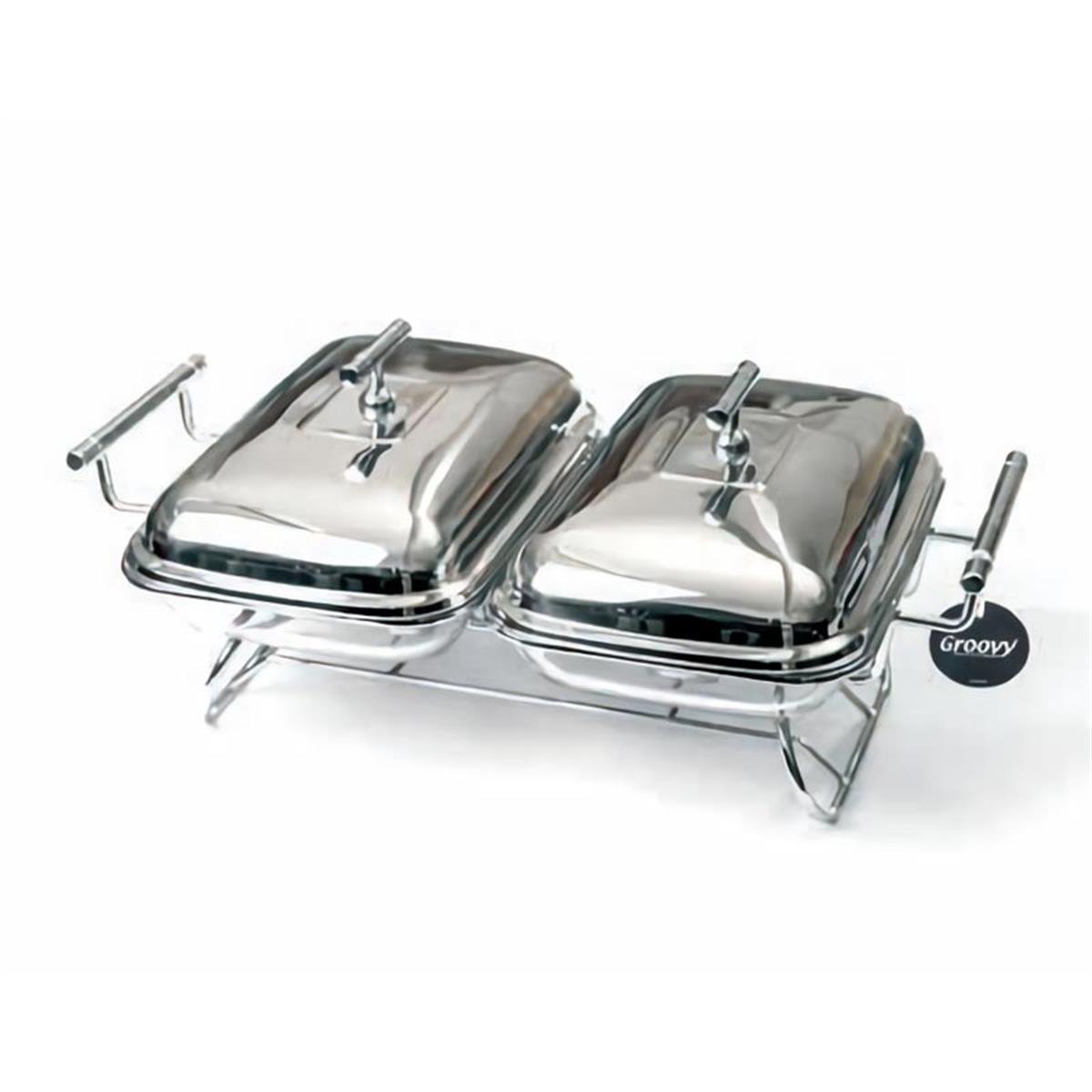 Biradlı Grv-9801 Isıtıcılı Yemek Servis İkili 2X1,6 L 46,5X30,5X18 cmBiradlıBR.GRV-9801