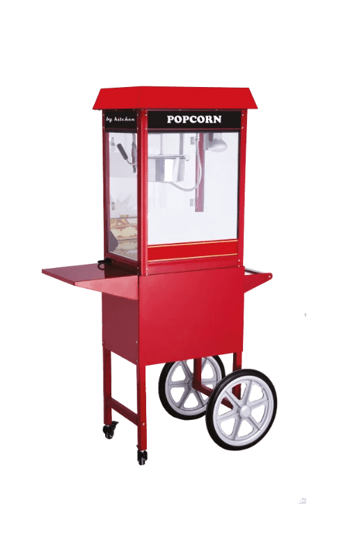 By Kitchen Kırmızı Arabalı Popcorn MakinesiBy kitchenBY.DPM-KA