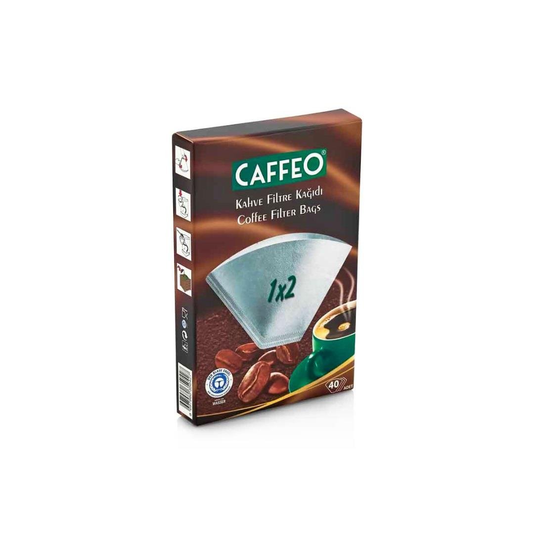 Caffeo 1x2/40 Beyaz Kahve Filtre KağıdıHorekabarHRK.COFFE12/40