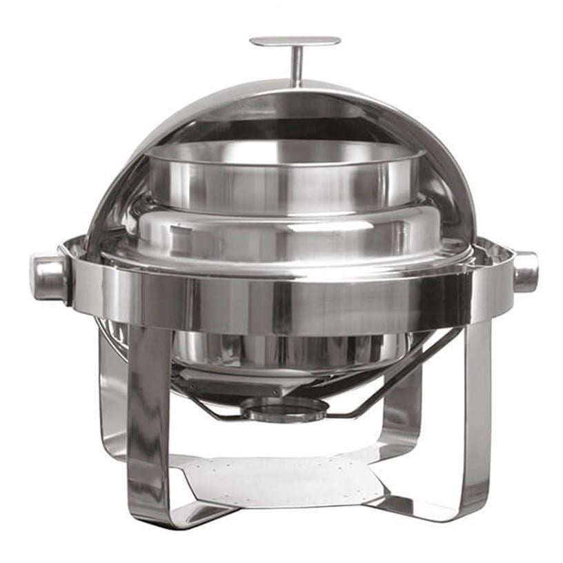CHAFING DISH KÜRESEL KAP. ÇORBALIK DÜZ AYAK KIZAKLI, E.ISITICI YOKÖztiryakiler 045N.0526H.07