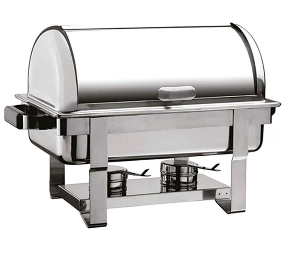 CHAFING DISH YEKPARE ROLLTOP KAP.WAS AYAK KIZAKLI, E.ISITICI YOKÖztiryakiler 045L.0303B.07