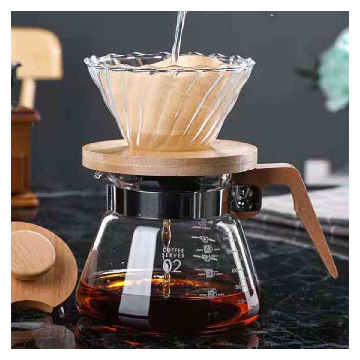 Epinox Vcwn-60 Kahve Sürahisi Ahşap Sap - 600 Ml EpinoxEPX.3606335800