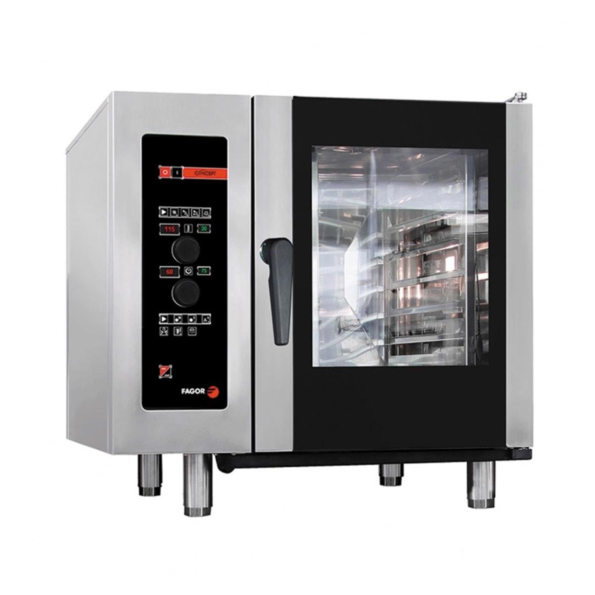 Fagor ACG-061 Doğalgazlı Buharlı Concept Fırın, 6 Gn 1/1
