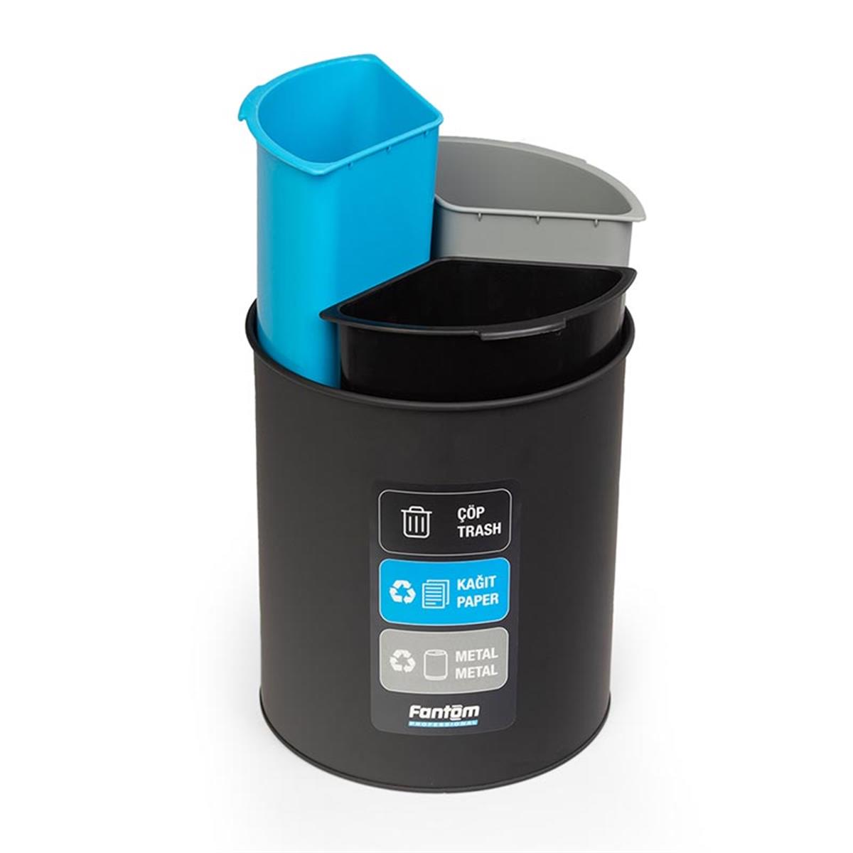 Fantom Roomcycle 32 Atık Kovası Çöp Kağıt Metal