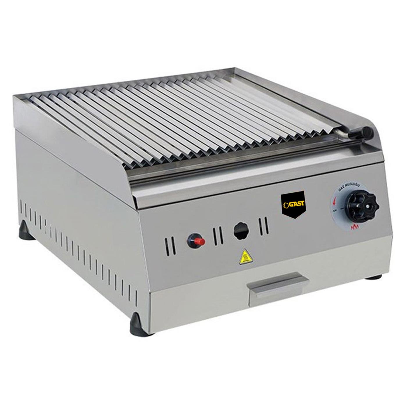 Gast R50CE(L) 50 cm Gazlı Lavtaşlı Izgara CE Belgeli 50 x 37 cmGastGAST.R50CE(L)