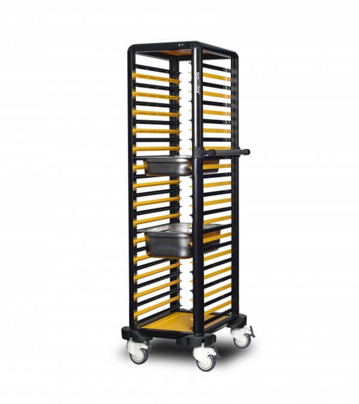 Gastrolley G.GN.150.S.1 150 Tekli Gn Küvet Taşıma Arabası Etrafı Açık 53x71x174cm