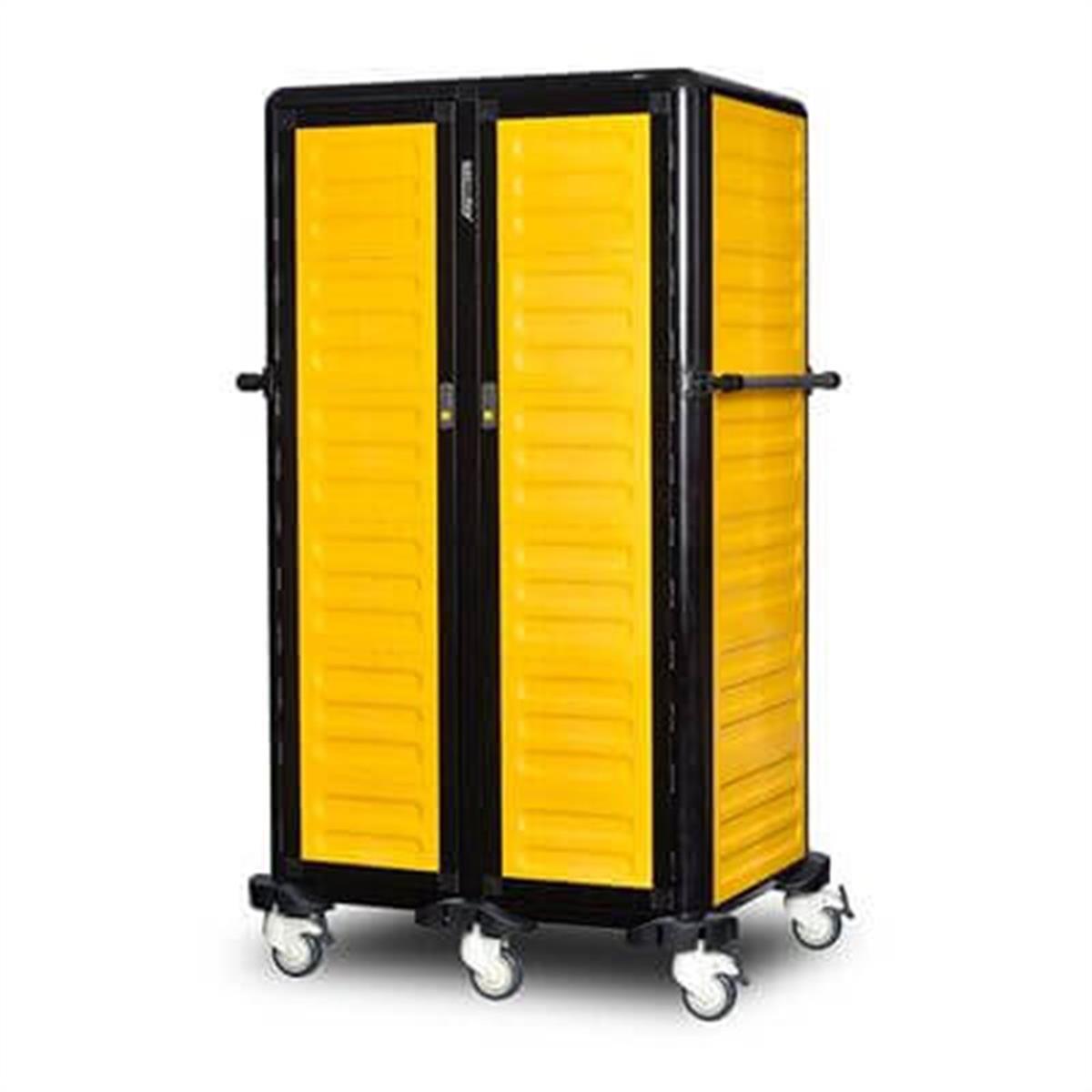 Gastrolley G.ST.150.D.4 150 İkili Servis Tepsi Arabası 2 Yanı Kapalı+Arka Kapalı+ Kapılı 101x71x174cm