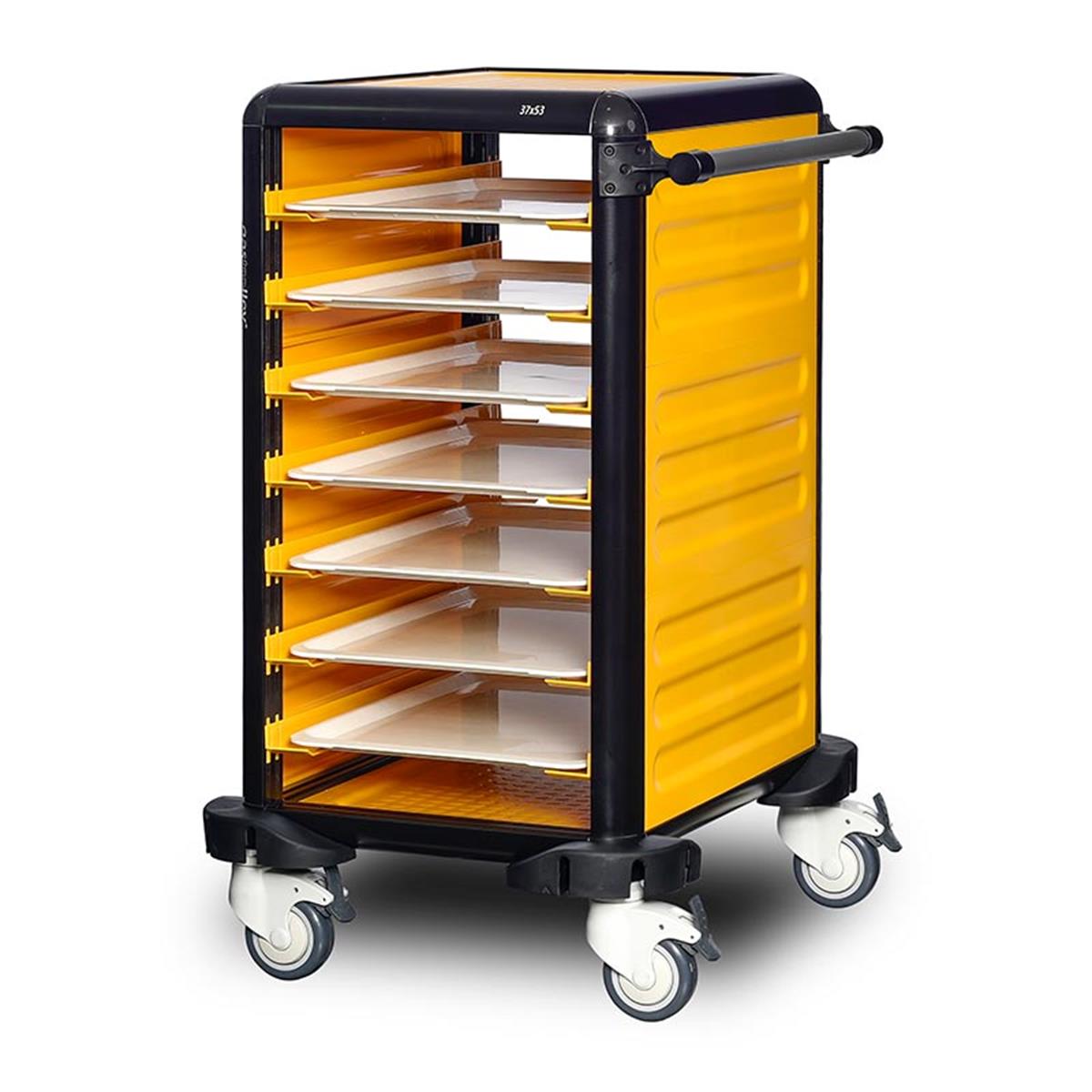 Gastrolley G.ST.75.S.2 75 Tekli Servis Tepsi Arabası 2 Yanı Kapalı 101x71x99cm