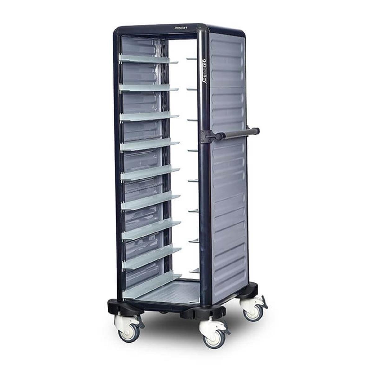 Gastrolley G.TT.09.S.1 9 Tekli Termo Tepsi Arabası Etrafı Açık 57x71x149cm