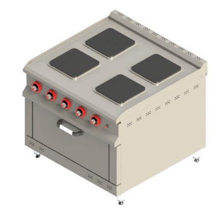 Himaksan KZE 888 4+1 Fırın  Elektrıklı Kuzine (Ce)HimaksanHMK-KZE 888