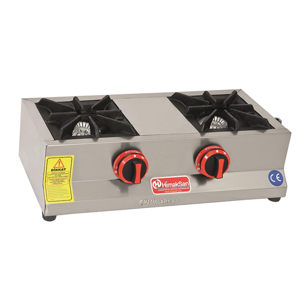 Himaksan MN 2 CE İkili Mini Ocak Gazlı Lpg-CeHimaksanHMK-MN 2 CE
