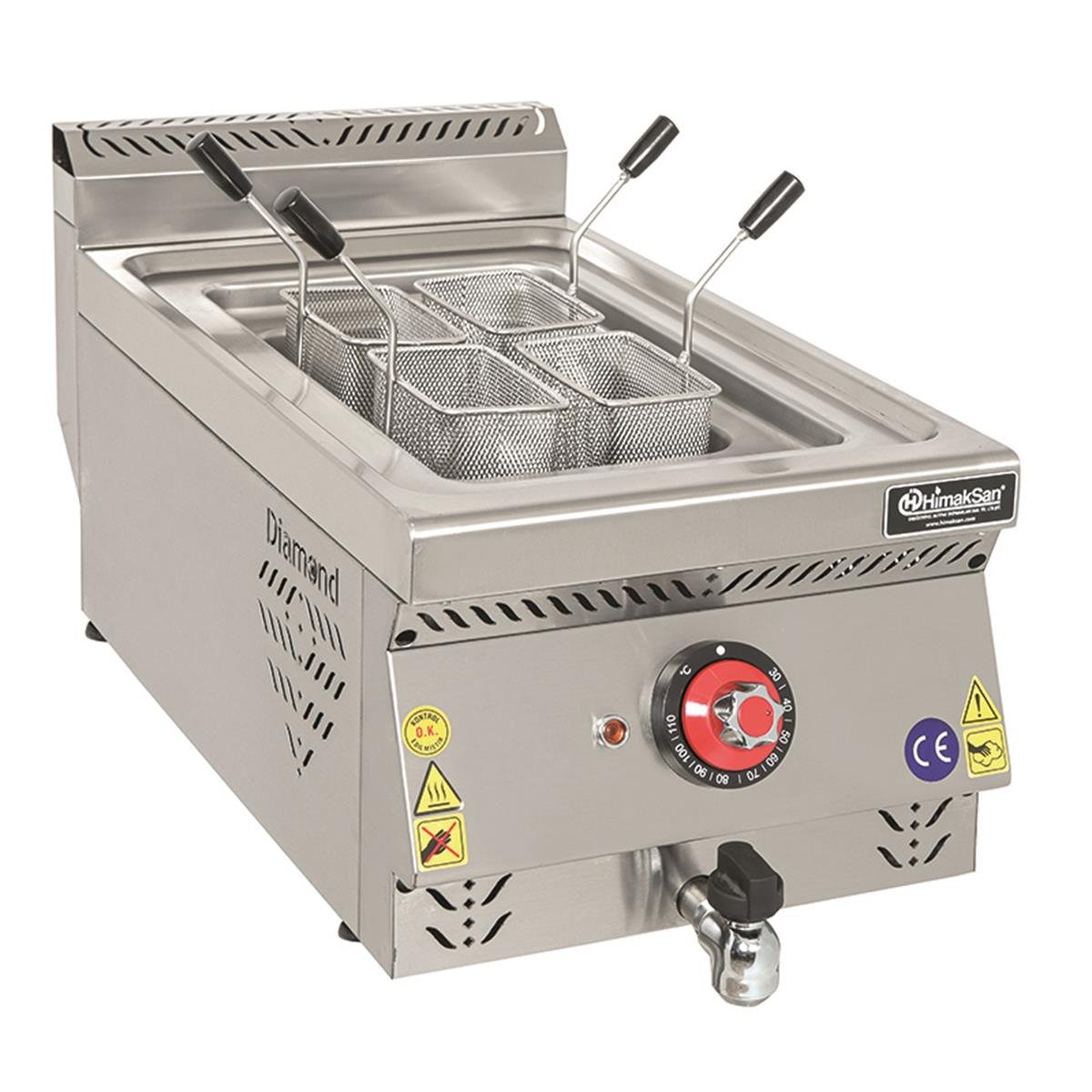 Himaksan SMHE 473 4 Sepet Elektrikli Makarna HaşlamaHimaksanHMK-SMHE 473