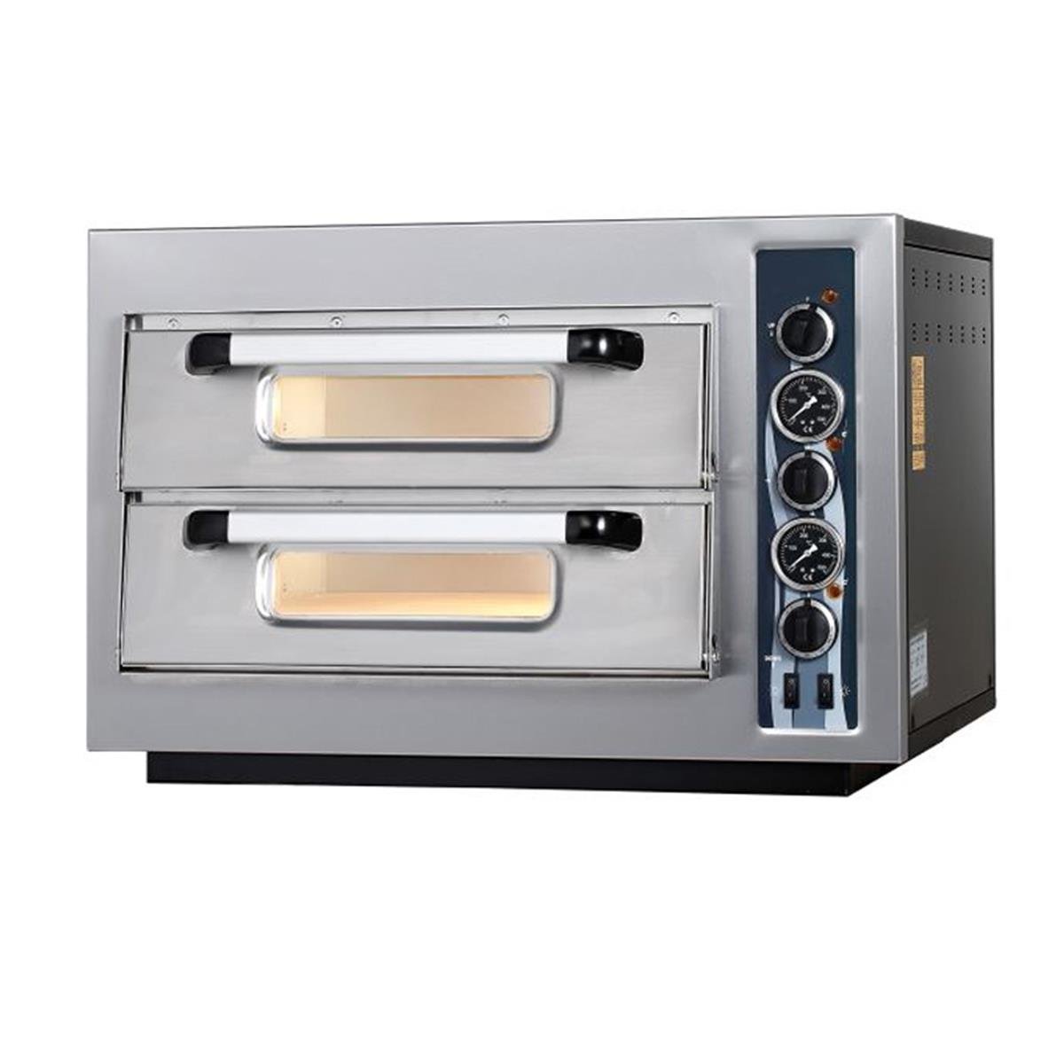 Maksan Po-402T Çift Katlı Göstergeli Pizza Fırını 510 X 510 mm 