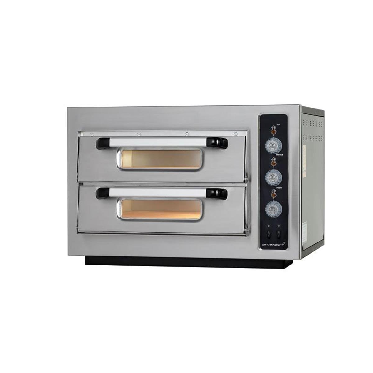 Maksan Po-502 Çift Katlı Pizza Fırını 615 X 615 mm