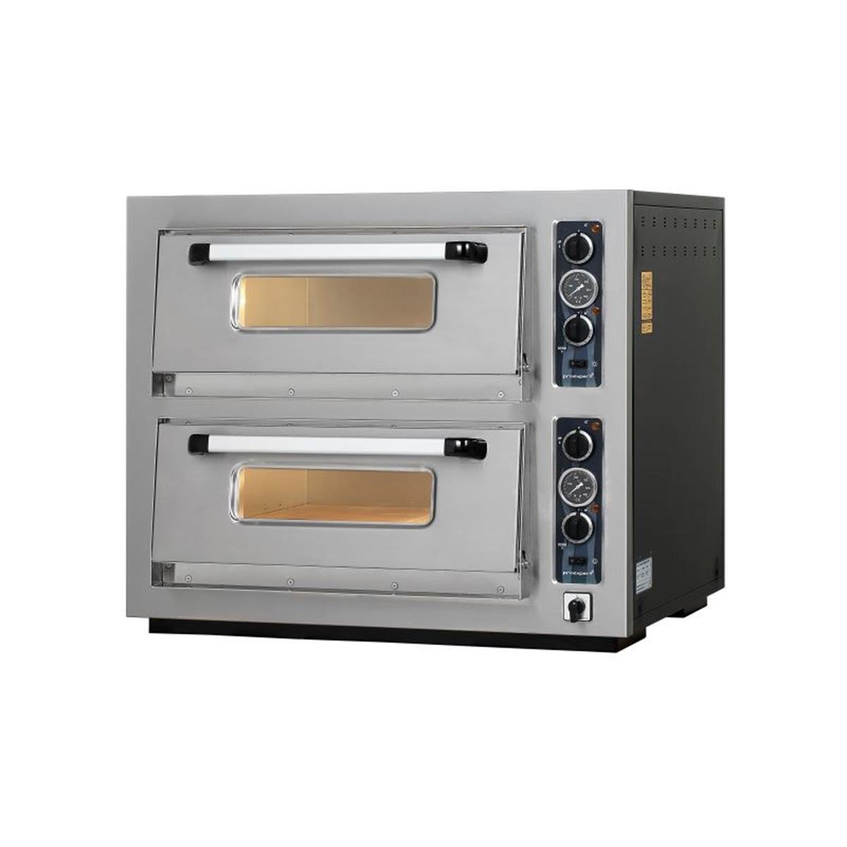 Maksan Po-502T Çift Katlı Göstergeli Pizza Fırını 615 X 615 mm 