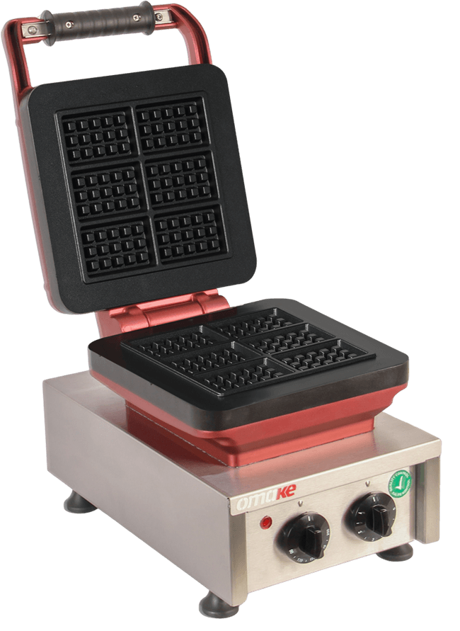Omake Brüksel 3x5 Mini Model Zamanlayıcılı Manuel Waffle MakinesiOmakeOmk.WFL21.E12.0301.Z5F