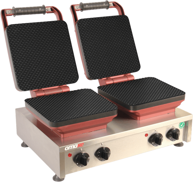 Omake Kornet Zamanlayıcılı Manuel Waffle MakinesiOmake Omk.KRN01.E22.0901.Z50