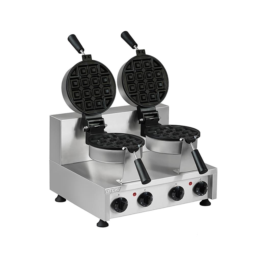 Omake Zamanlayıcılı Special Model Çiftli Yuvarlak Waffle MakinesiOmakeOmk.WFL12.E22.0401.Z5F