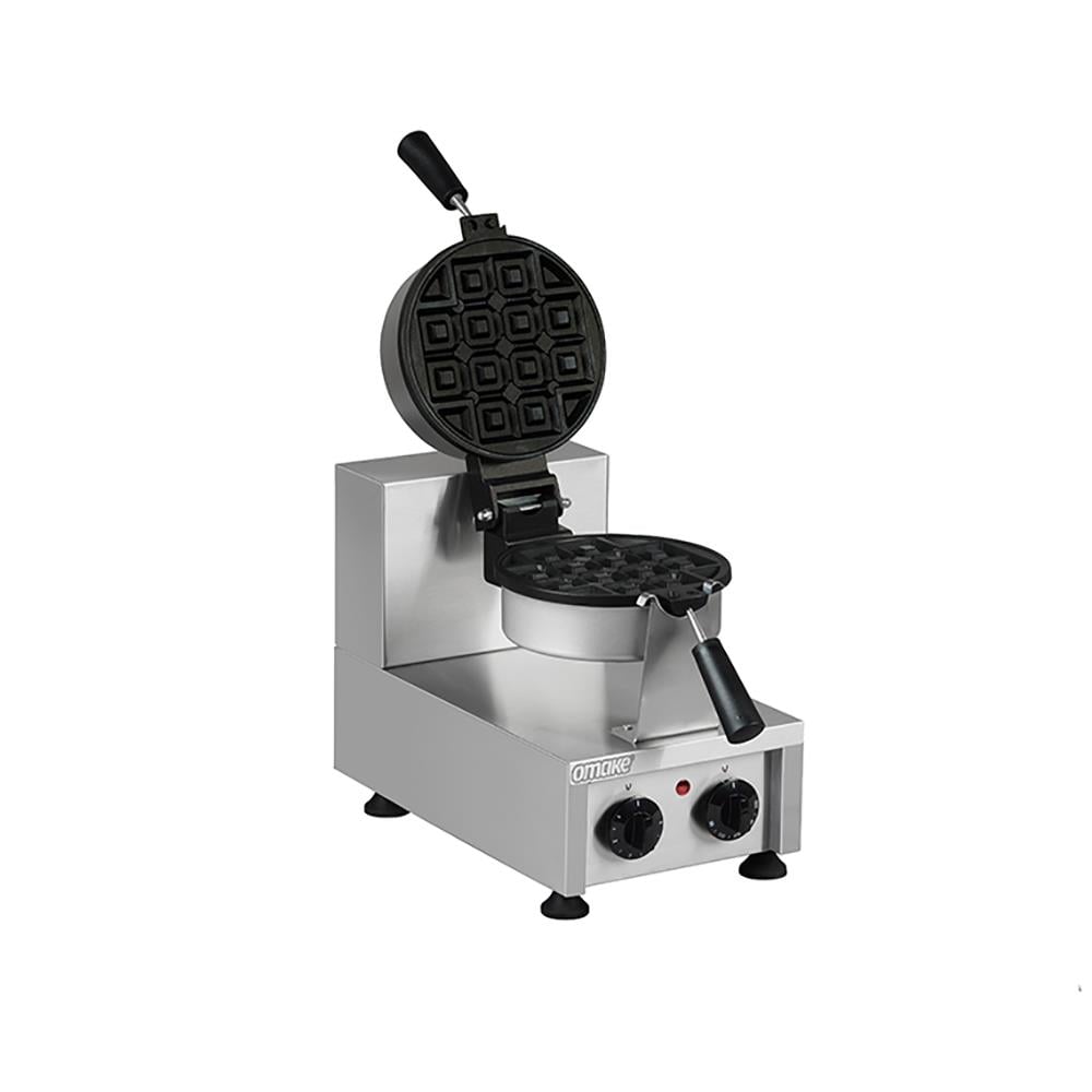 Omake Zamanlayıcılı Special Model Tekli Yuvarlak Waffle MakinesiOmakeOmk.WFL12.E12.0401.Z5F