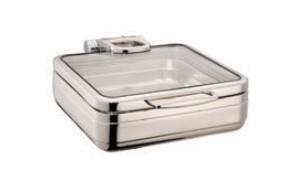 ÖZTİRTAKİLER LUX CHAFİNG DİSH HİDROLİK CAM KAPAK KARE 6L 2/3 GNÖztiryakiler 9450.GW432.BGL