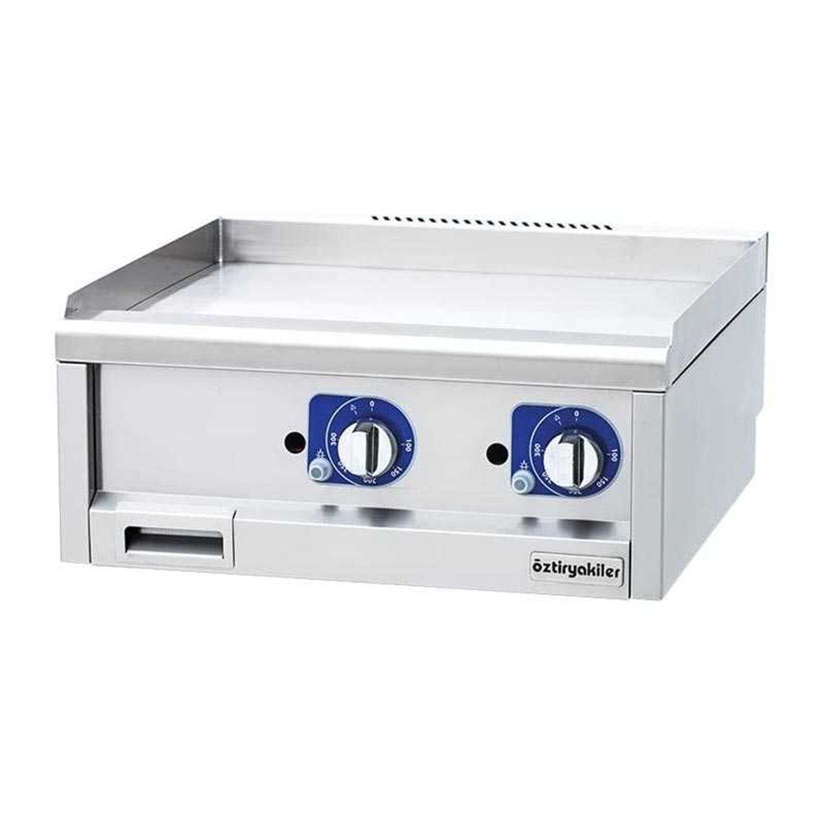 Öztiryakiler 600 Seri Set Üstü Grill Plate Düz Gazlı 60*60*26