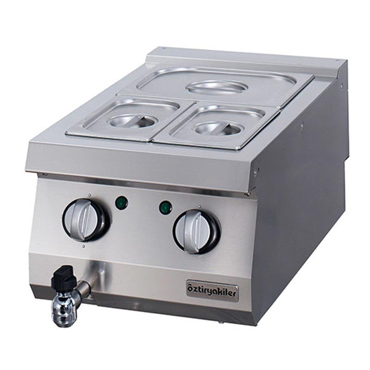 Öztiryakiler 700 Seri Set Üstü Bain Marie Elektrikli 40*70*30-Gn Kaplar Hariç
