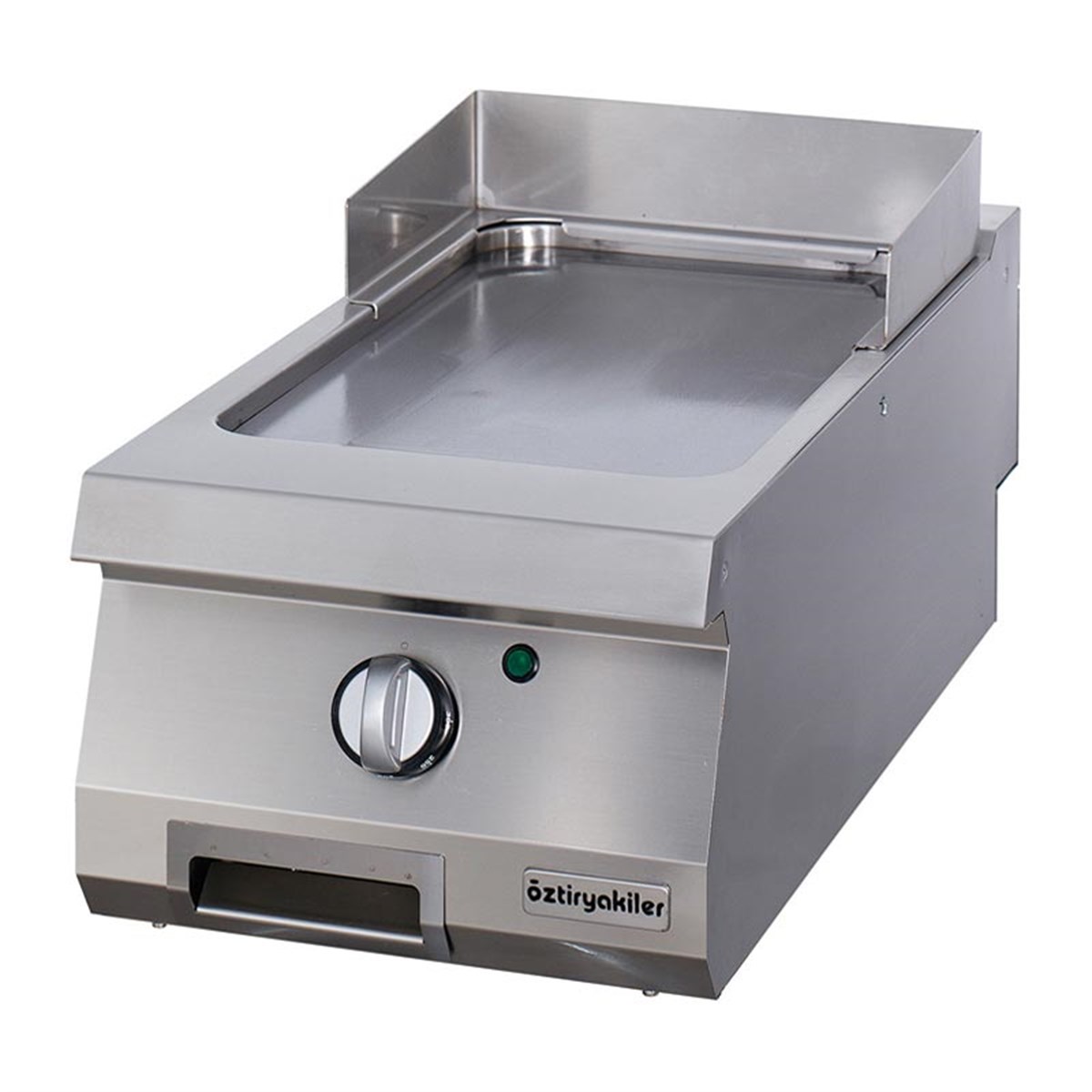 Öztiryakiler 700 Seri Set Üstü Grill Plate Düz Elektrikli 40*70*30- Sert Krom Kaplı