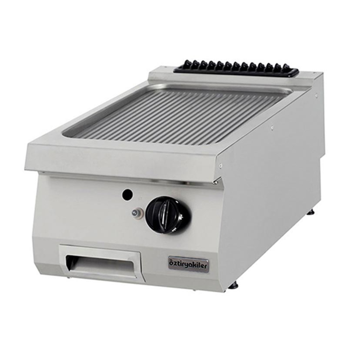 Öztiryakiler 700 Seri Set Üstü Grill Plate Oluklu Gazlı 40*70*30