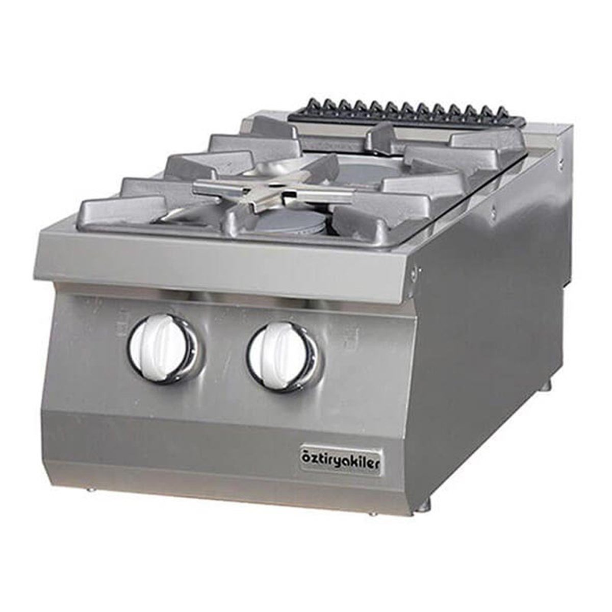 Öztiryakiler 700 Seri Set Üstü İkili Ocak Gazlı 40*70*30 (Ls) -2X7,5 Kw