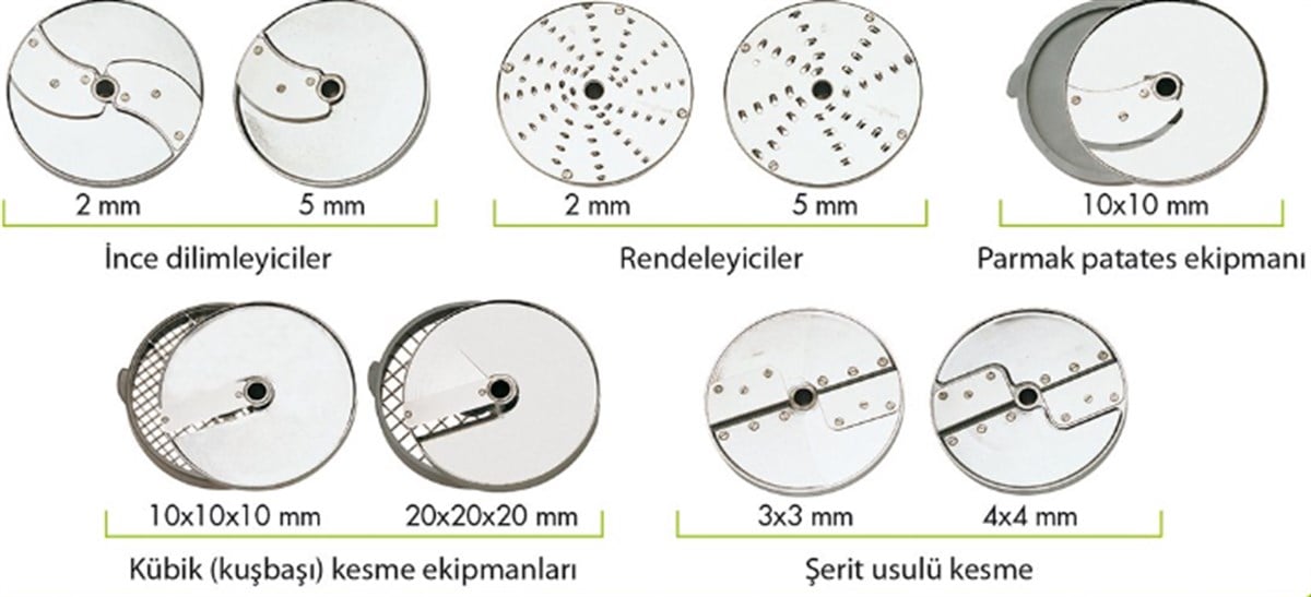 Öztiryakiler Robot Coupe 12 Bıçaklı  Dısk Setı