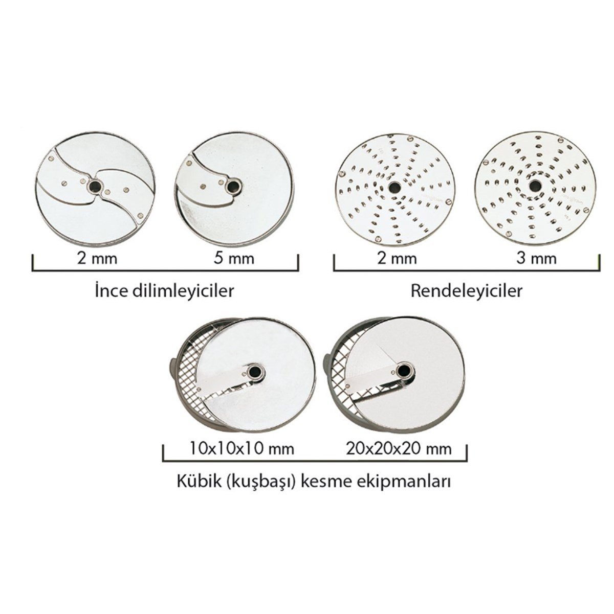 Öztiryakiler Robot Coupe 8 Bıçaklı  Dısk Setı