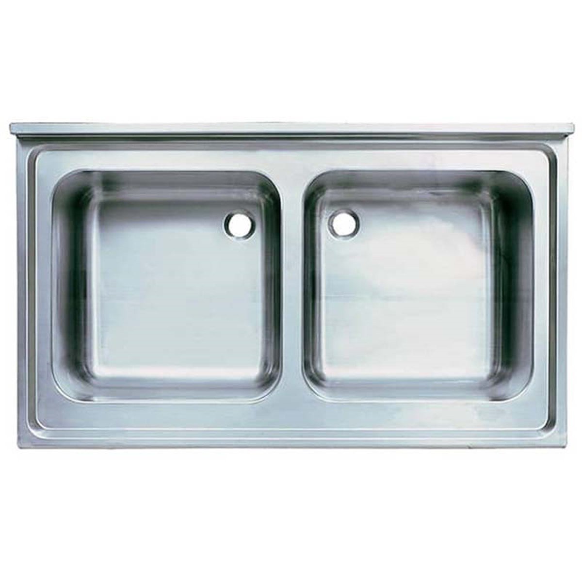 Öztiryakiler Tablalı Evye 140*70 Çift Göz Damlalıksız 50*50*30 Gözlü 1,00Mm