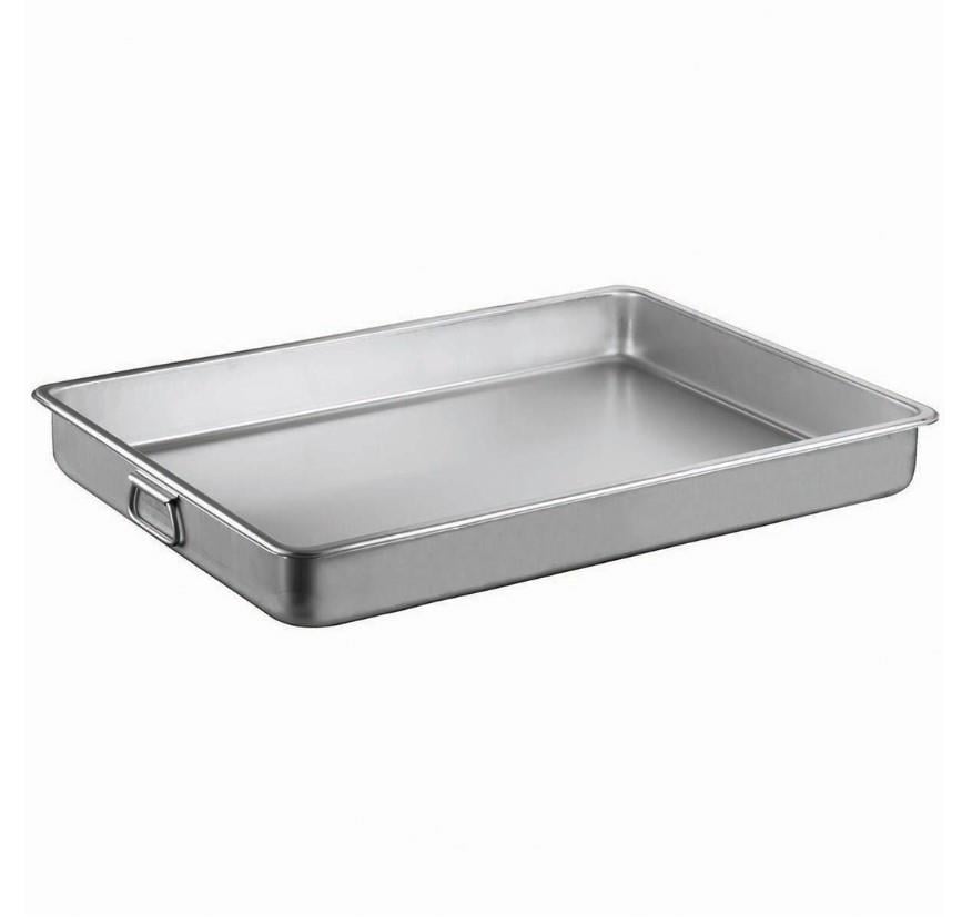 PRES BASKI TEPSİ KAPAKSIZ 0,80 MM SAPLI 35*40*8Öztiryakiler 0211.35408.12